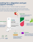 Gut Pax | Natural Support for Digestion, Bloating, Gas, and Constipation | Vegan Probiotic