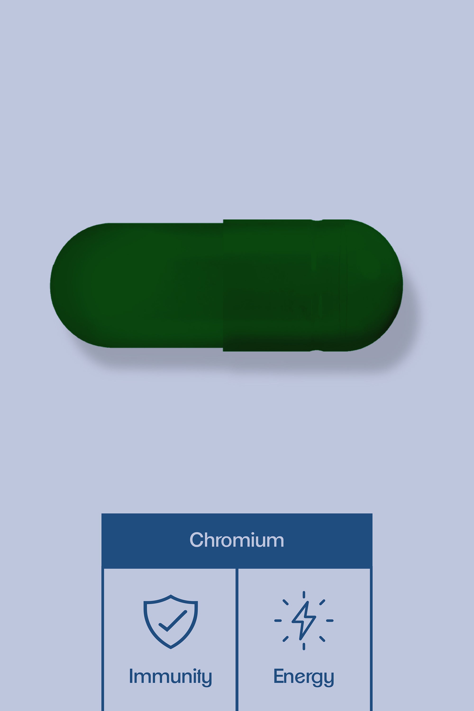 Chromium for stabilise glucose and energy levels