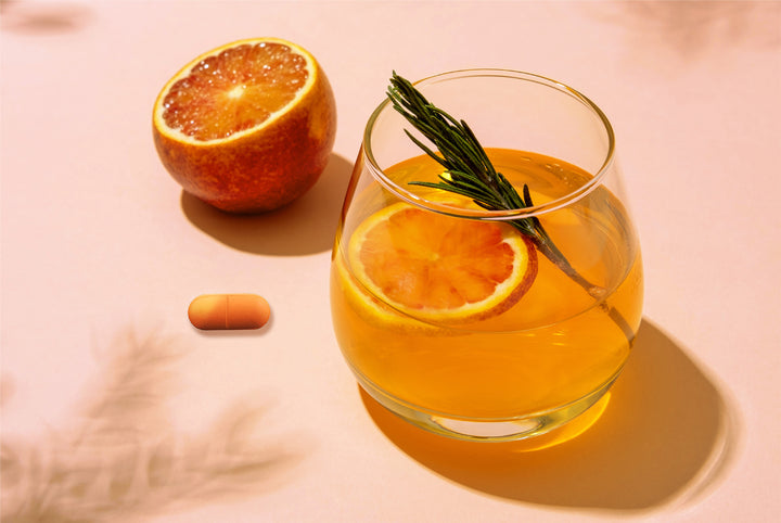 Vitamin C with drink